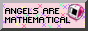 pink background with confetti with original apple pink CRT with monospaced font reading angels are mathematical